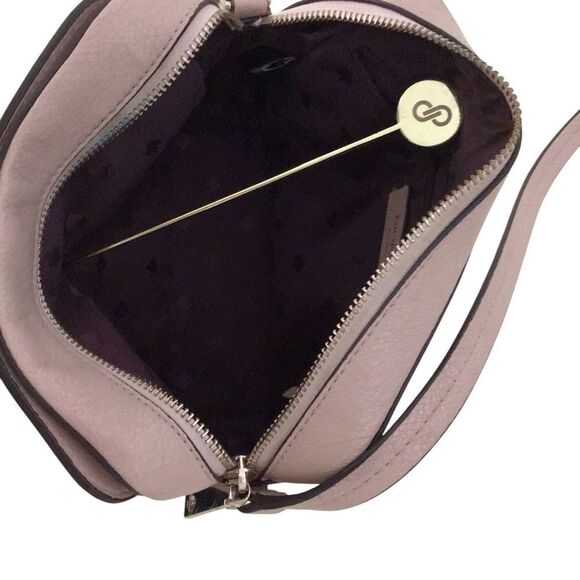 Kate Spade Pebbled Grain Leather Pale Pink Crossbody Bag - Picture 6 of 12